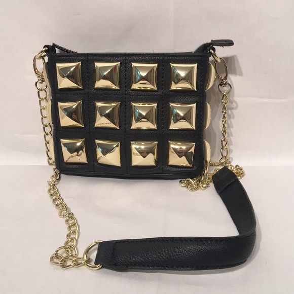 Betsey Johnson Handbags - NWOT Betsey Johnson Small Black Gold Purse